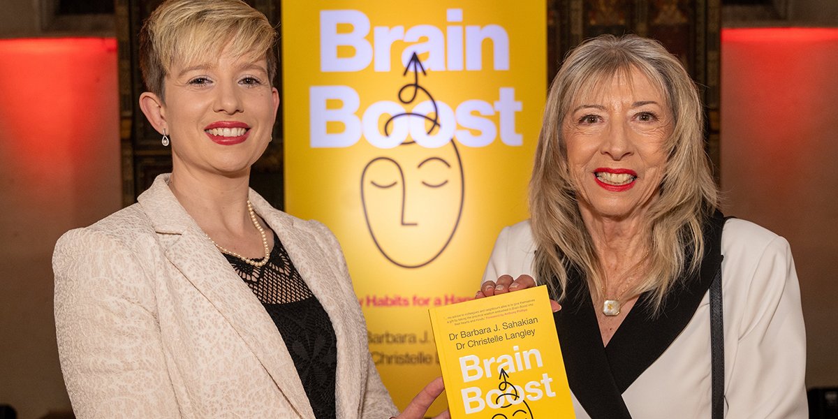 Brain Boost Launch (Dr Christelle Langley (left) and Professor Barbara Sahakian (right))