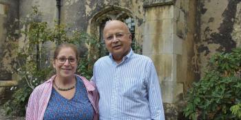 Professor Avinash Dixit (Corpus Christi 1963) and partner Toni Adlerman