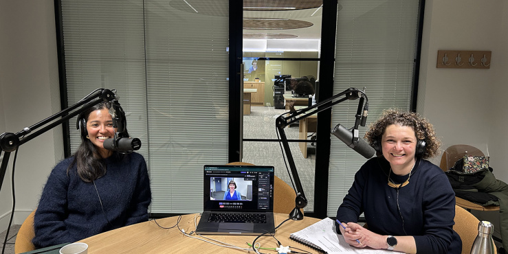 Seetha Tan (St Catharine’s 2020) and Catherine Galloway Get Ready to Record “So, Now What?”