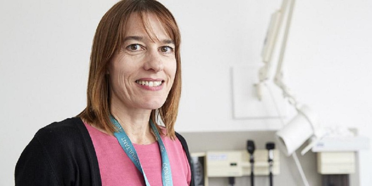 Female researcher