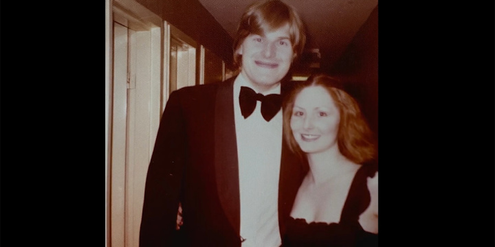 Old photograph of two smartly dressed people
