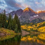 Mountains and lakes