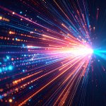 Futuristic technology lights