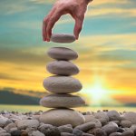 Photo of stacked rocks