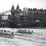 Boat Race along the Thames