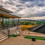 Restaurant overlooking the vineyard
