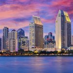A view of the San Diego skyline