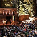 Sata Cruz Shakespeare theater outdoors