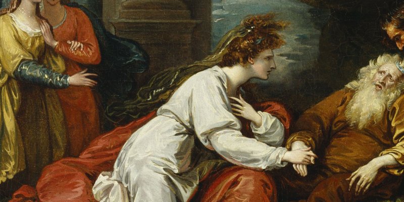 King Lear and Cordelia
