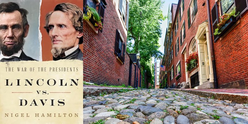 photo of book cover and acorn street