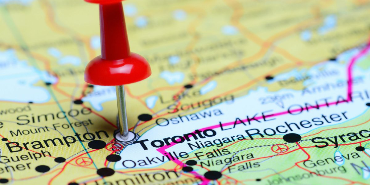Toronto map