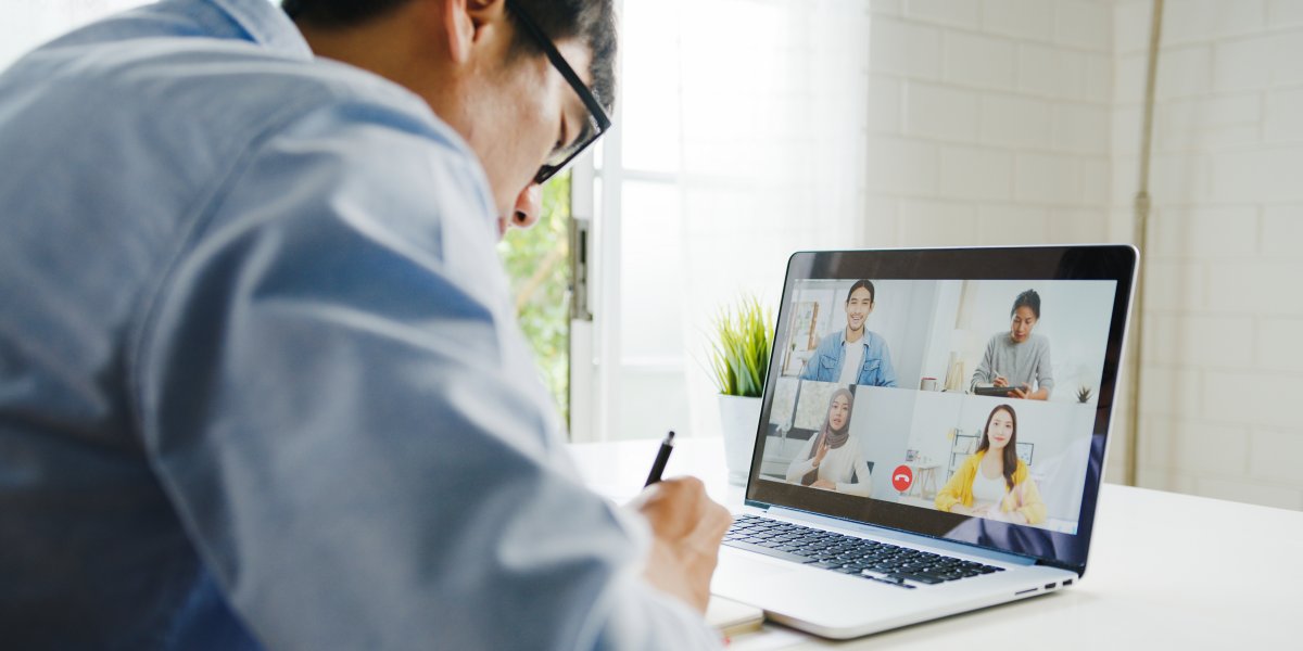 photo of virtual call