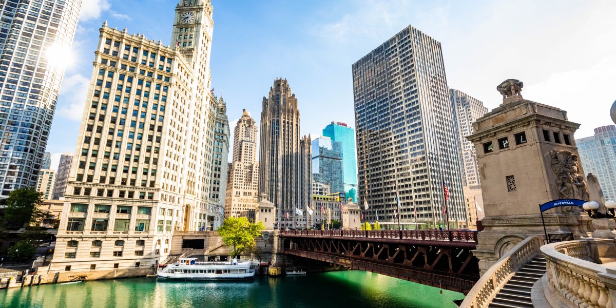Photo of downtown Chicago
