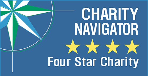 Charity Navigator four-star charity rating